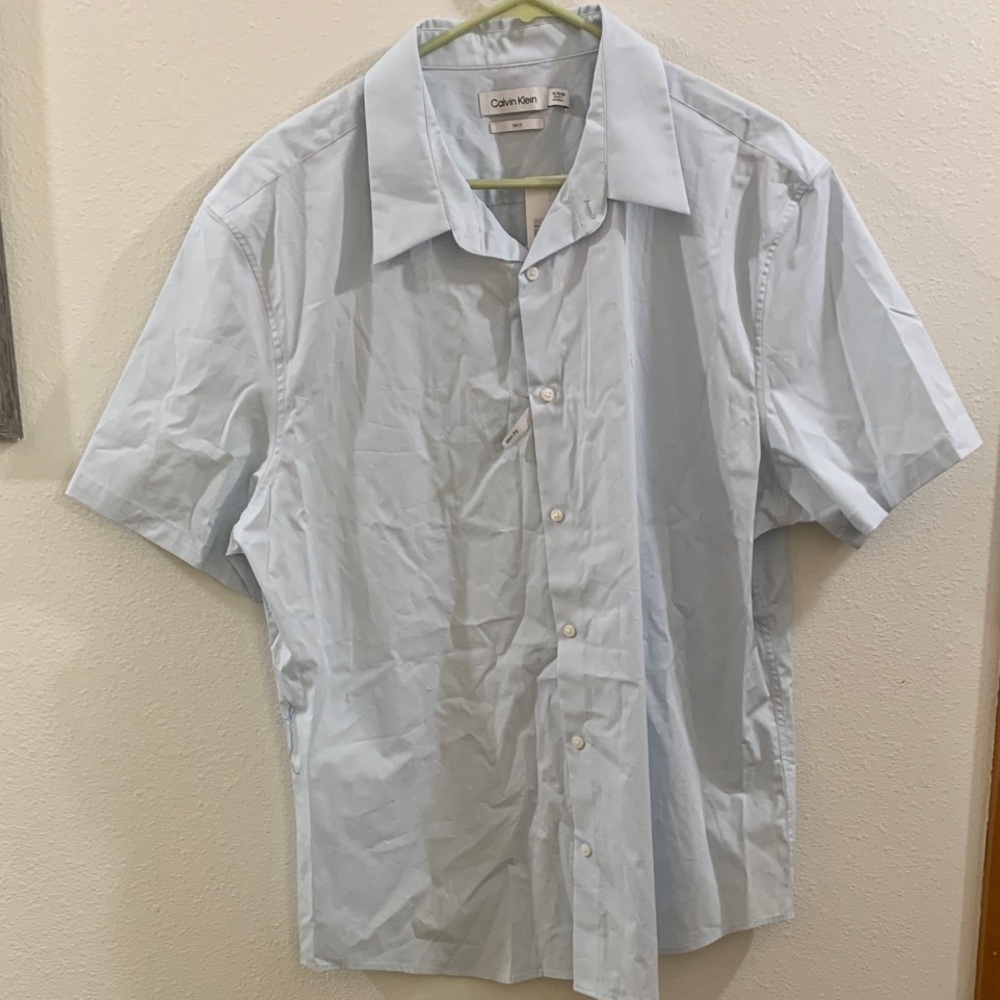 Calvin Klein Sky Blue Casual Shirt